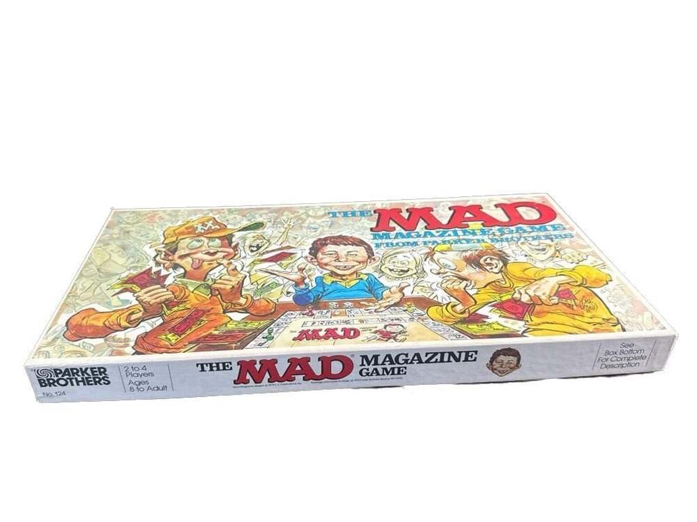 Vintage 1979 The MAD Magazine Board Game No. 124 Alfred E. Neuman